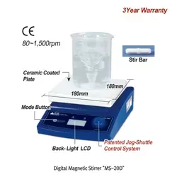 Stirrer Magnetic, Digital Control MS-20D, 230V 0