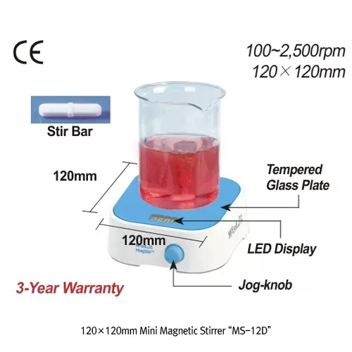 Digital Magnetic Stirrer Mini 120×120 “MS-12DDH.StiM012DH.StiM012 0