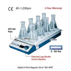 Stirrer Magnetic, Multi-point, 8-points MS-MP8, 230V 0