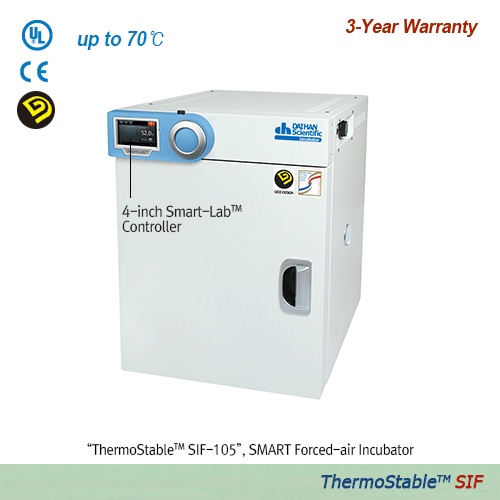 SMART Incubator, Forced Convection, ThermoStable SIF-155, 155lit, 230V